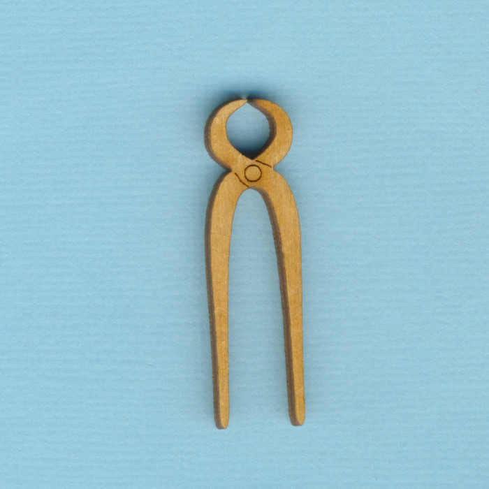 wzh1704 Holz-Deko Beißzange 4cm