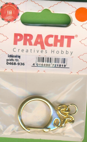 0468-936 Schlüsselring 30mm gold
