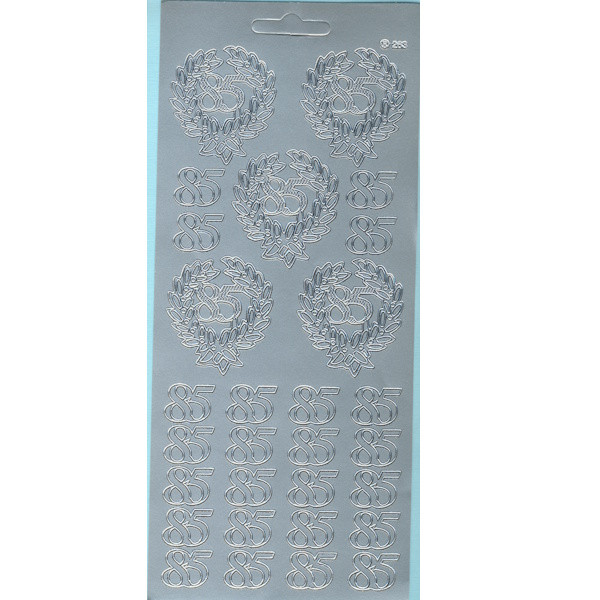 cl89s Sticker 85 silber