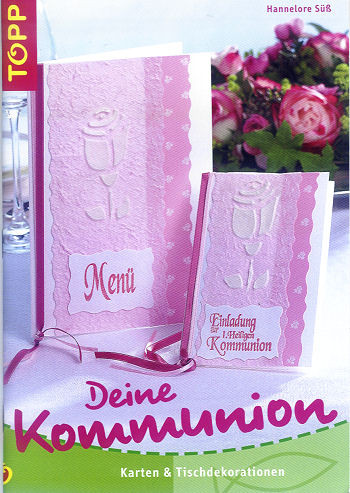 3223 Buch Deine Kommunion Karten und Tischdekorationen