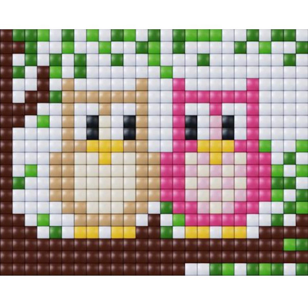 40009 Pixelhobby Bastelset XL Eulen