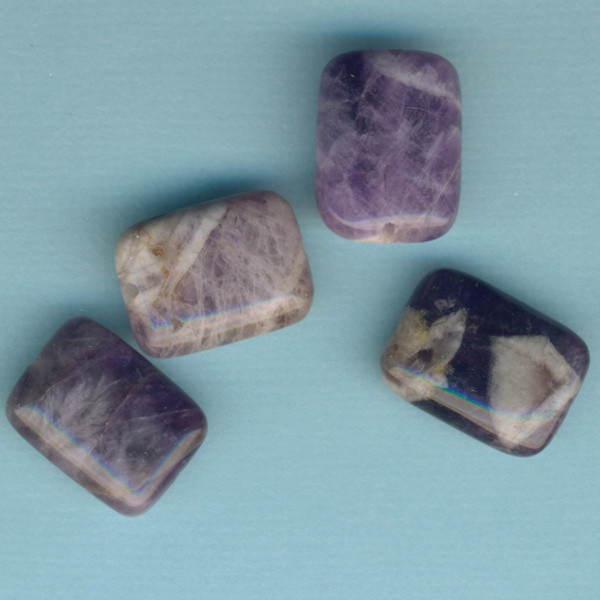8150-151 Amethyst flach 14x18x5mm 4 Stück