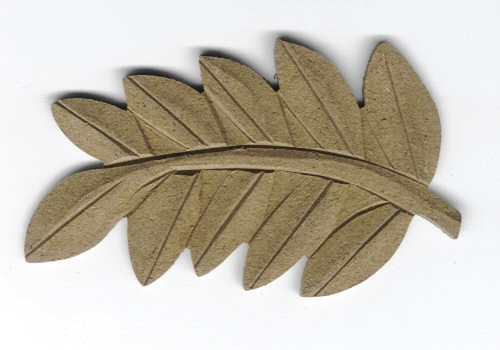 077820019 Holz Dekor Blätterzweig links 12,5x7,5cm