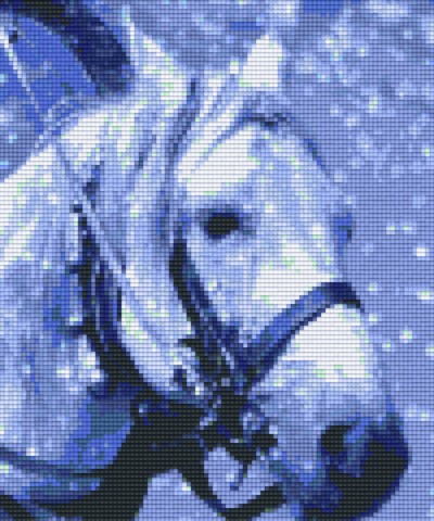 806134 Pixelhobby Klassik Set Pferd im Schnee