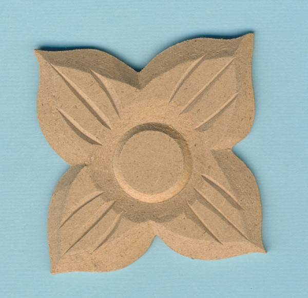 066420008 Holz Dekor Blume 6x6cm