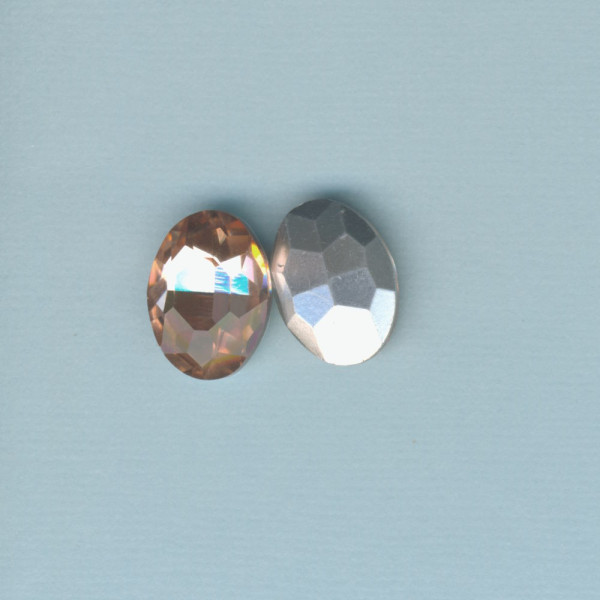 t0801308 Rivoli Glasstein 13x18mm rosegold