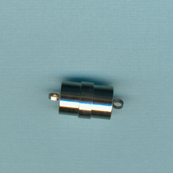 Magnetverschluss Edelstahl 16mm platin