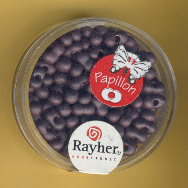 14143314 Papillon Rocailles 3,2x6,5mm violett 18g