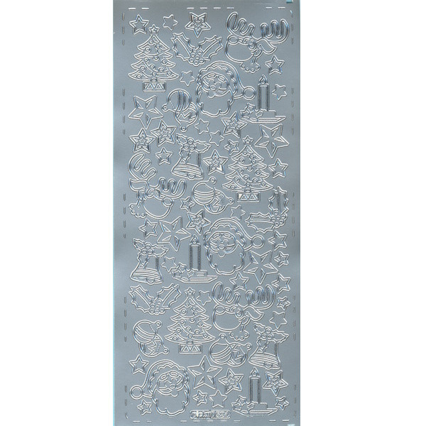 pu524s Sticker Weihnachtsstimmung 8 silber