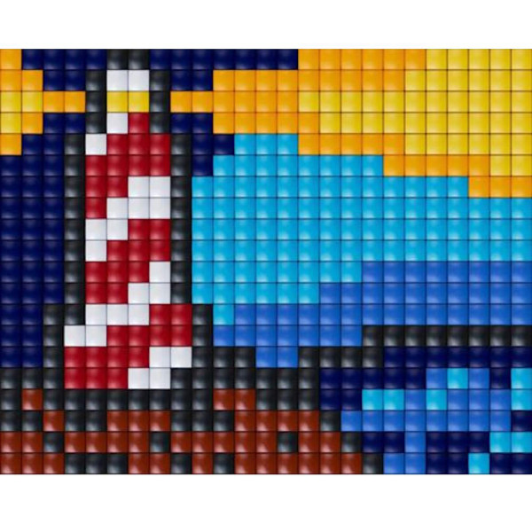 40021 Pixelhobby Bastelset XL Leuchtturm