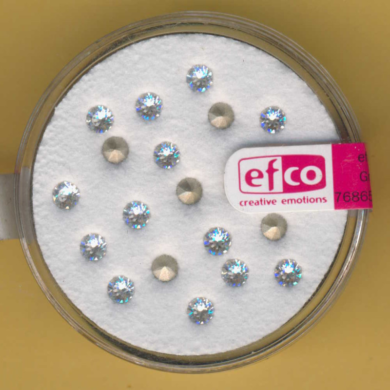 2288301 Swarovski Strass Chatons spitz 3mm kristall 20 Stück
