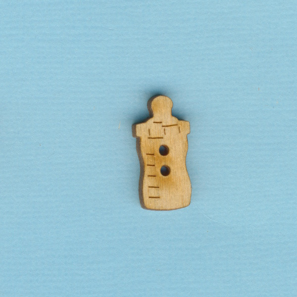 buh3802 Holzknopf Babyflasche 2cm