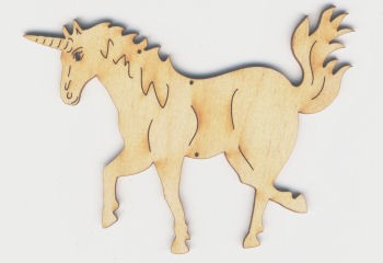 Holz-Deko Einhorn 10cm