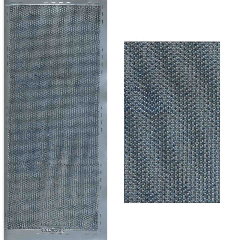 pu416s Sticker Linien 36 silber