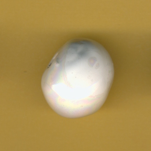 455022131 Keramikperle 23mm weiß AB