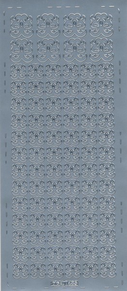 pu485s Sticker Ornamente 3 silber