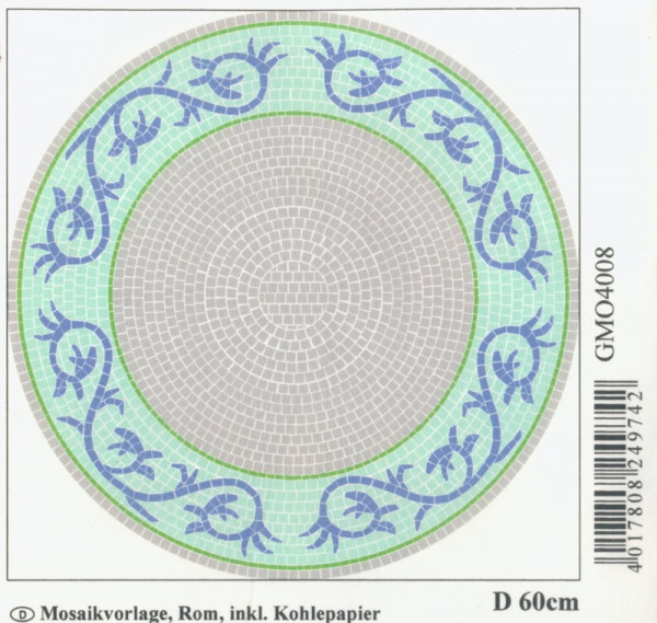 gmo4008 Mosaikvorlage Rom 60cm