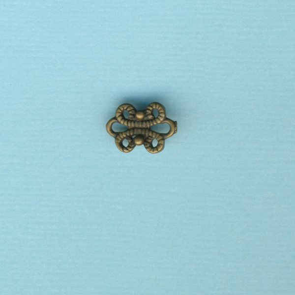 2143946 Armband Zwischenstück Ornament 12x9mm altgold