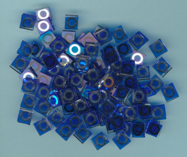 6247207 Matrix Mosaic Kreis 10x10mm blau 60g