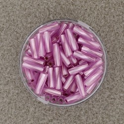 Glasstifte twisted fuchsia matt 10mm 15g