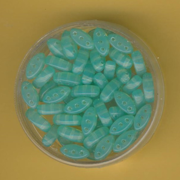 61100_Cali-Beads-3x8mm-mint-transparent-ca.-50-Stück