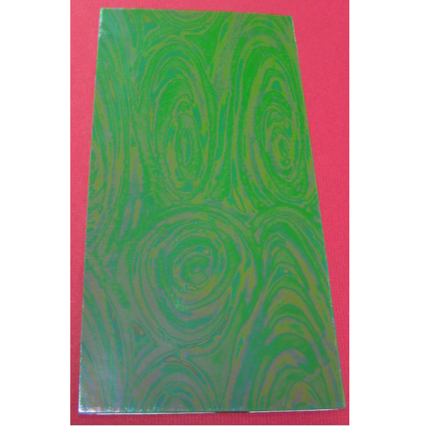 7006081 Kerzen Wachsplatte rainbow grün 200x100mm