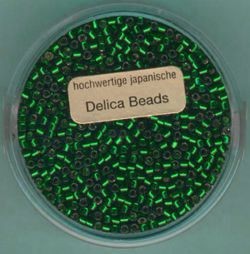 9663964_Delica-Beads-2mm-emerald-Silbereinzug-9g