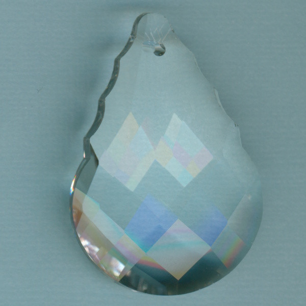 r223035 Sonnenfänger Kristall Tropfen Blatt II 47x33x12,5mm