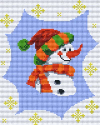 804119 Pixelhobby Klassik Set Schneemann 6