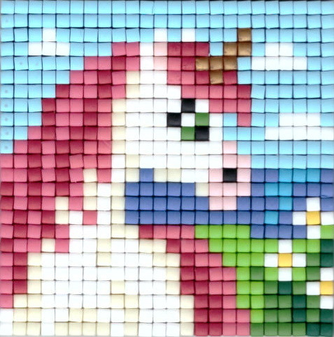 px 77694 Pixelhobby Set kleine Basisplatte Einhorn 2