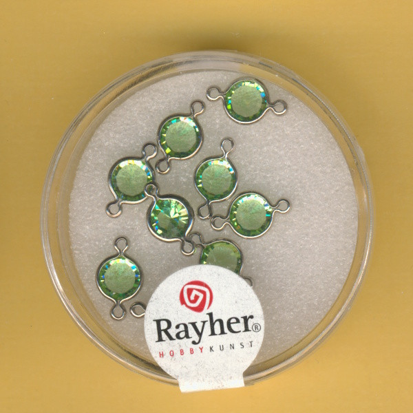 14295432 Swarovski Accessoires rund 11mm jade 9 Stück