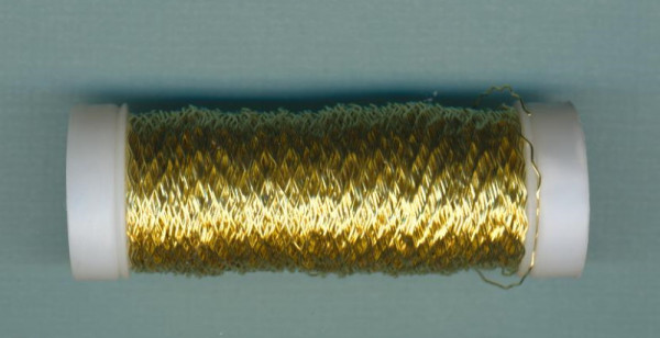 2232095 Bouillon Effektdraht gold 0,25mm 45m