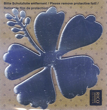 086050014 Wanddeko Spiegel Hibiscusblüte groß 10x9,5cm
