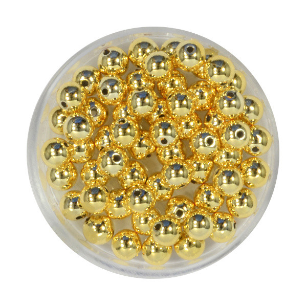 071005934 Wachsperlen 5mm gold metallic 60 Stück