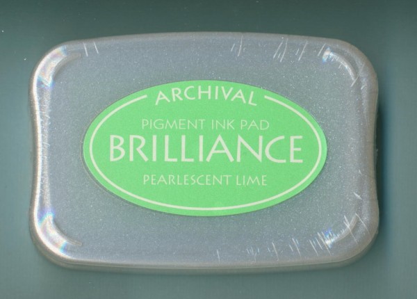 1235353042 Brilliance Archival Pigment Ink Pad perlglanz limone