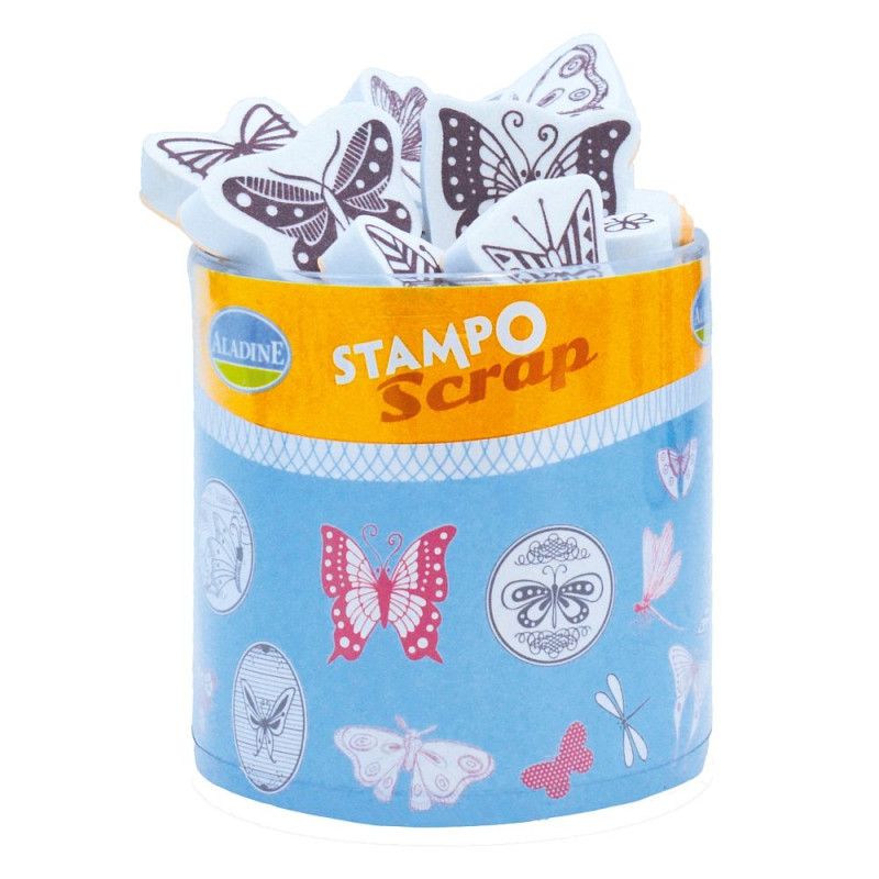 4550308 Stampo Scrap Stempelset Schmetterlinge