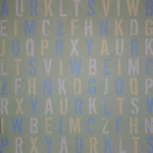 81917000 Scrapbook Papier Letters 30,5x30,5cm