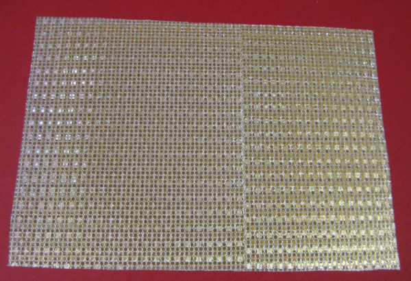 090203 Hologrammfolie selbstklebend gold A4