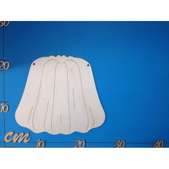 Holz-Deko Türschild Gugelhupf 22cm