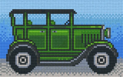 802088 Pixelhobby Klassik Set Oldtimer grün 2