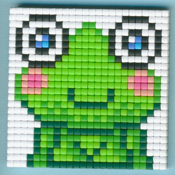 77617 Pixelhobby Klassik Set kleine Basisplatte Frosch