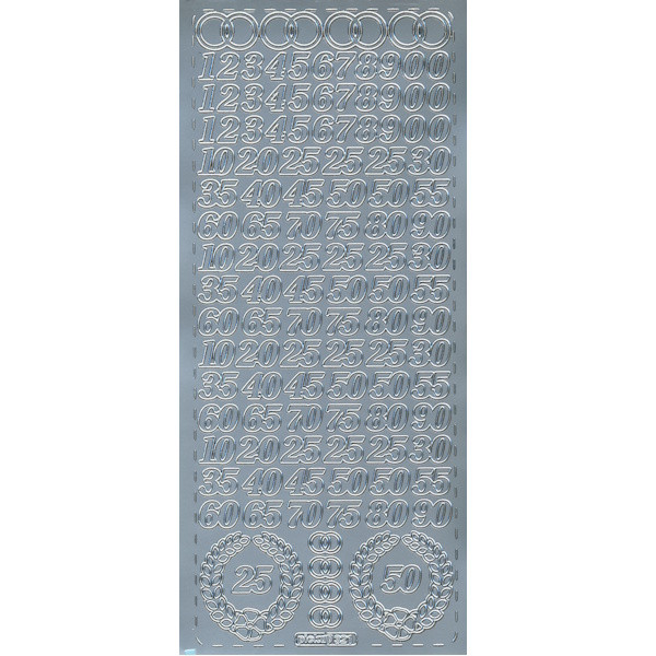 pu321s Sticker Jubiläum silber