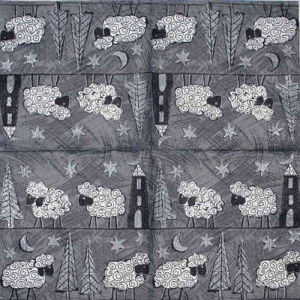 Serviette Siberschafe