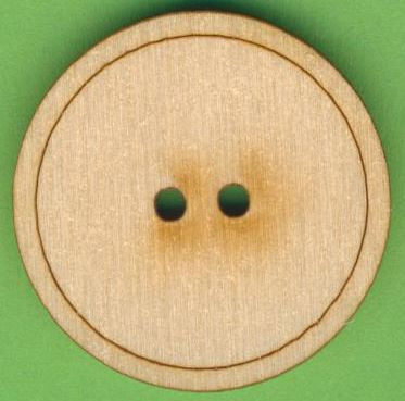 buh0130 Holzknopf Rund 30mm