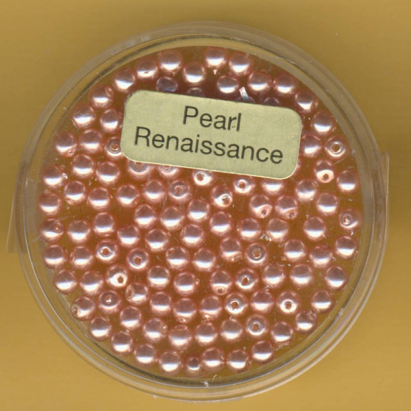 0760-03284 Glaswachsperlen 3mm rosa 120 Stück