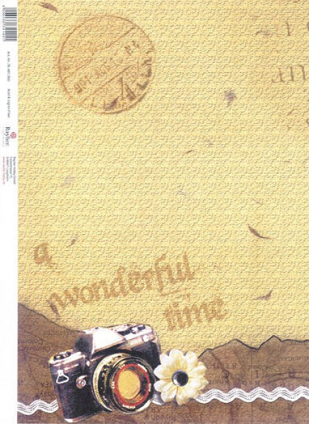 78465000 Scrapbook Papier A4 Wonderful Time