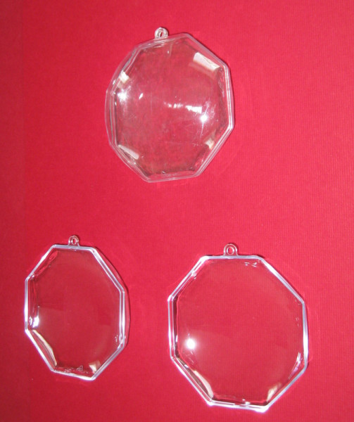 2239712 Acrylform Achteck 9cm teilbar