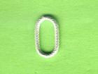 597213921 Metallzwischenteil Oval silber 10x18mm