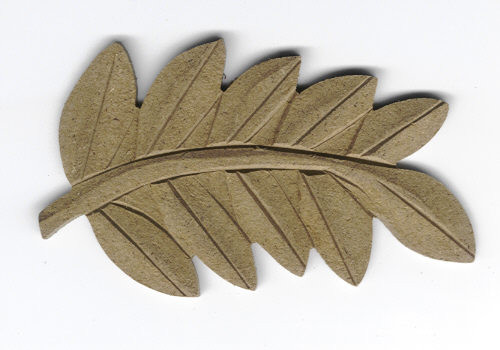 077820018 Holz Dekor Blätterzweig rechts 12,5x7,5cm