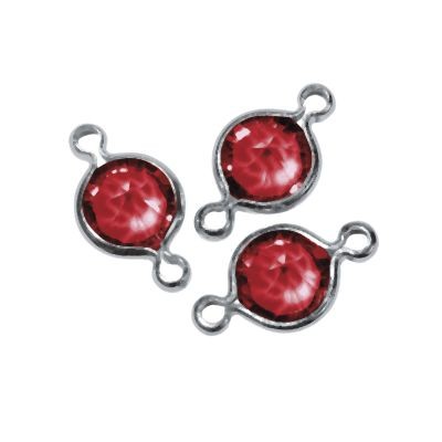 14295287 Swarovski Accessoires rund 11mm rot 9 Stück